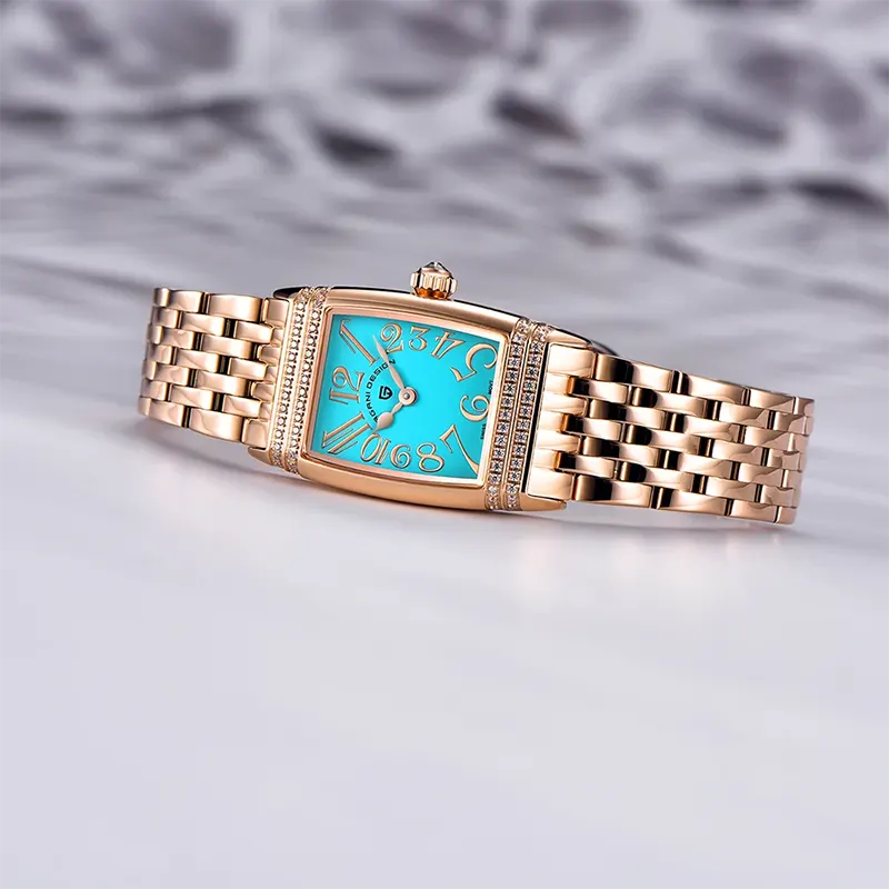 Pagani Design PD-1737 Tiffany Blue Dial Rose tone Ladies Watch